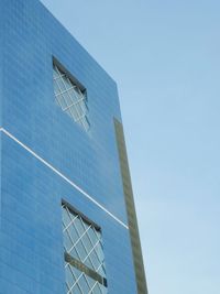 Low angle view of modern building