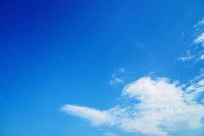 Low angle view of clouds in sky