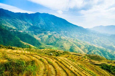 Scenic view of landscape against sky