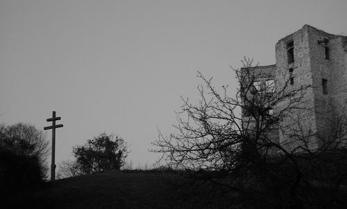 Low angle view of building against sky