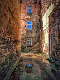 Building with brick wall