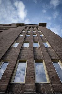 Low angle view of building against sky