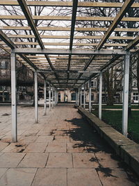 Interior of abandoned building