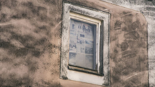 Low angle view of old building