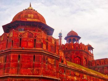 Low angle view of a temple