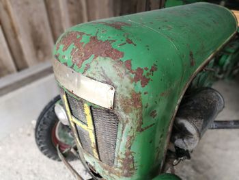 Close-up of rusty metal