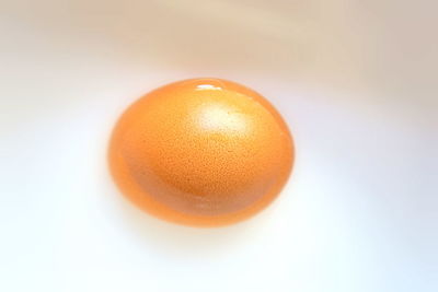 Close-up of food over white background