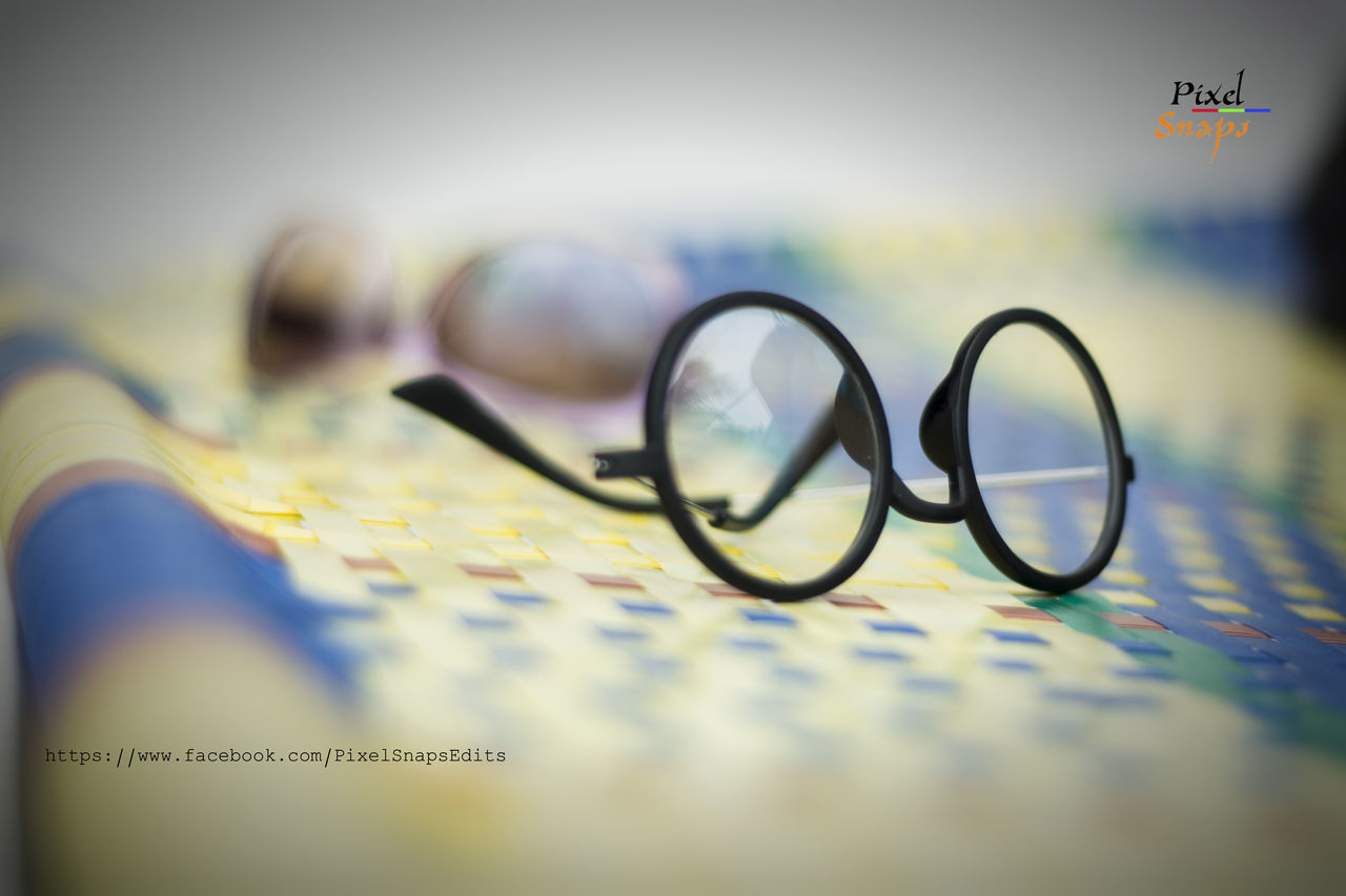 eyeglasses, close-up, no people, eyesight, vision, indoors, savings, day