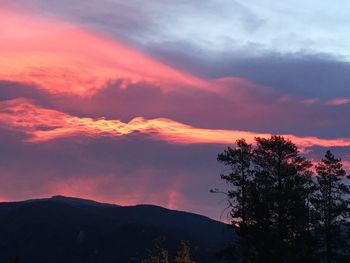 Scenic view of dramatic sky