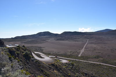 View of road passing through landscape