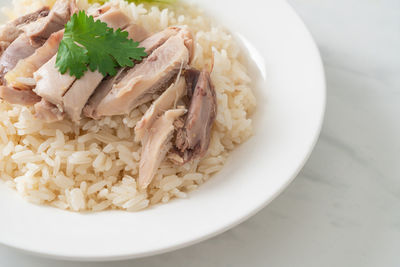 Close-up of food in plate