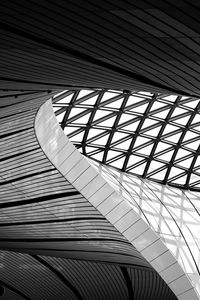 Low angle view of skylight in daxing airport beijing