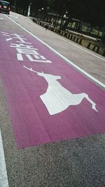 road marking