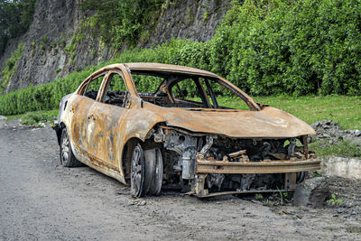 Car on road