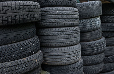 Tyre wall of a go kart track