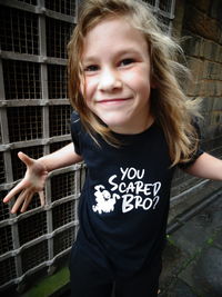 Portrait of smiling girl