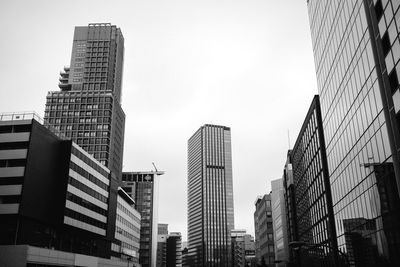 Low angle view of modern building