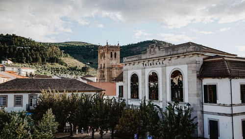 Exterior of building against sky in city