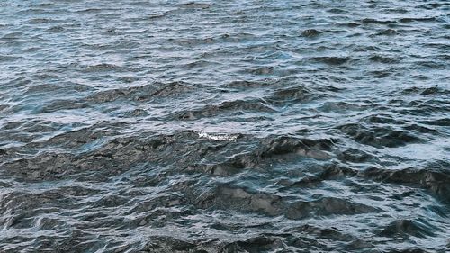 Full frame shot of rocks in sea