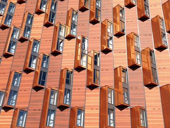 Low angle view of residential buildings