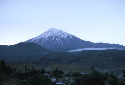 Scenic view of mountains