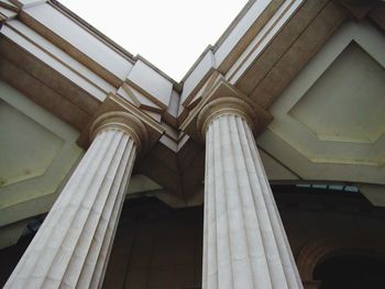 Low angle view of columns