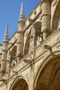 Low angle view of historical building