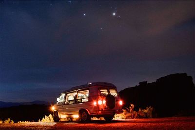 Cars at night