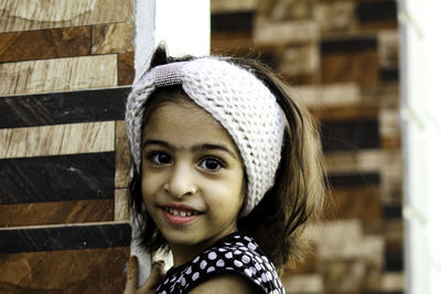 Portrait of a smiling young woman