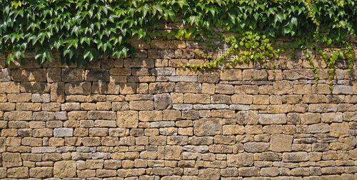 Full frame shot of stone wall