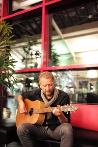 Man playing guitar