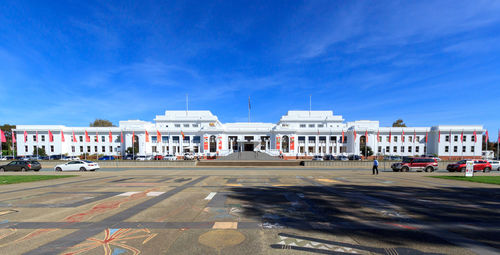 View of monument in city