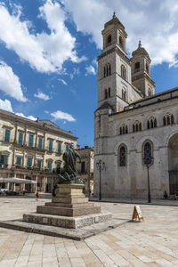 View of historical building against sky in city