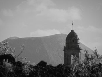 Low angle view of church against sky