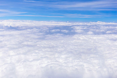 Aerial view of cloudscape against sky