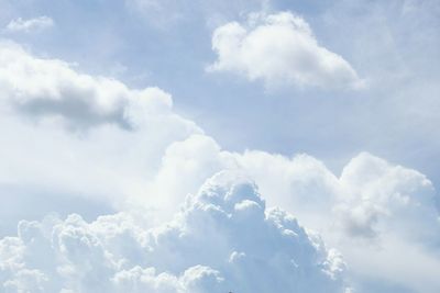 Low angle view of clouds in sky