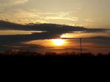 Sun shining through clouds