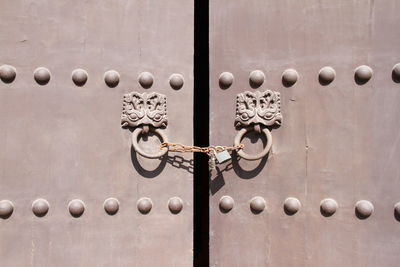 Full frame shot of closed door