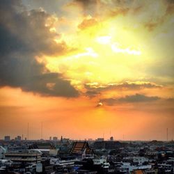 Scenic view of sky at sunset