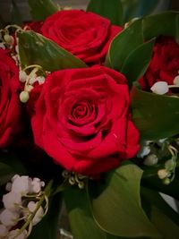 Close-up of rose bouquet