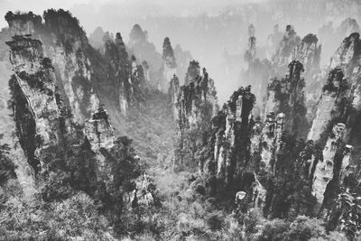 View of rock formation