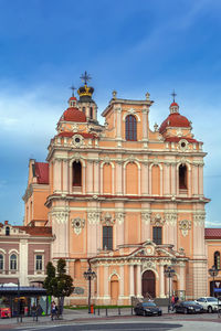 Low angle view of cathedral against sky