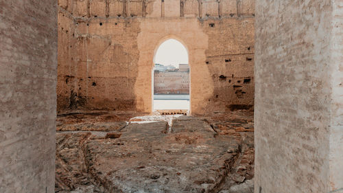 Old ruins marrakech morocco