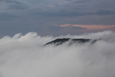 Low angle view of clouds in sky