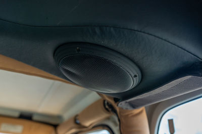 Detail of a car audio speaker