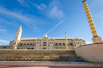 Low angle view of building against sky