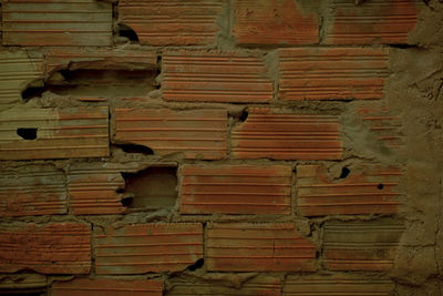 Full frame shot of brick wall