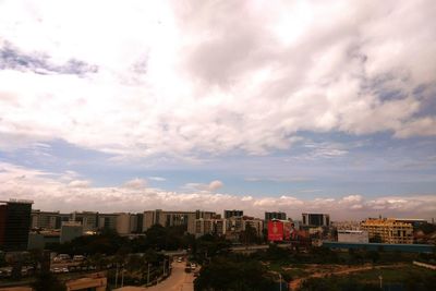 Cityscape against sky