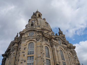 Low angle view of building against sky