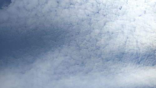 Low angle view of clouds in sky